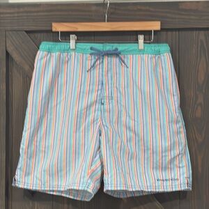 Vineyard Vines Men’s Swim Trunks Mesh Liner Pockets‎ Striped Multicolor Size L